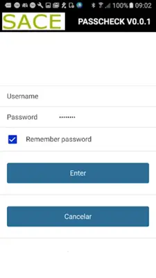 Sace Passcheck V3 android App screenshot 2